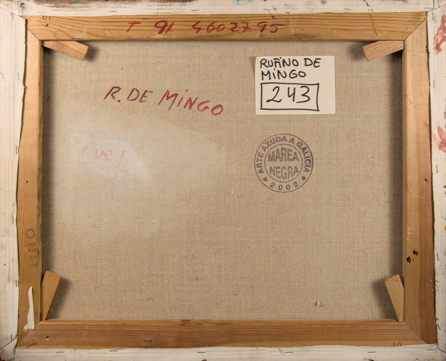 Rufino de Mingo | Surrealismo Orgánico | "Marea Negra" 2002 | Óleo sobre Lienzo