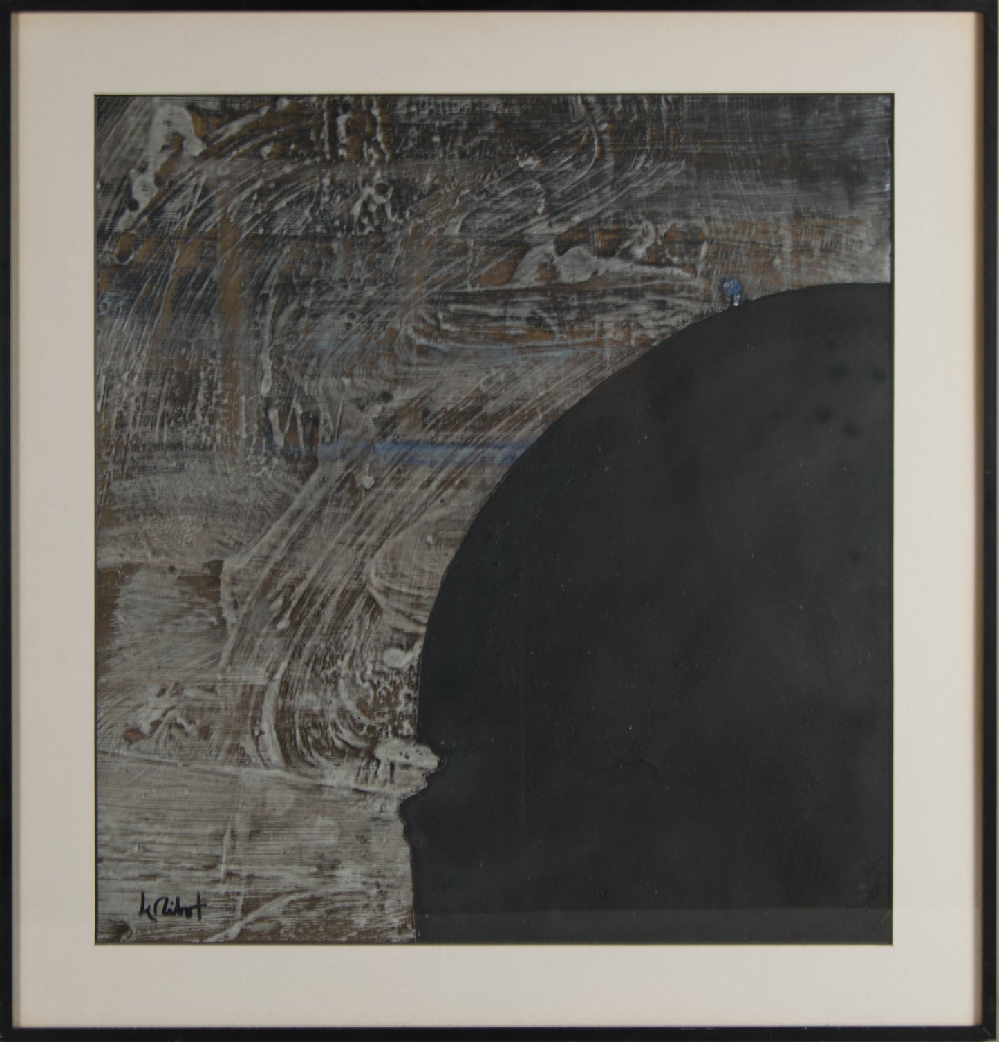 PÉRE DE RIBOT | NACHTSTRAKTION | INFORMALISMUS DER MATERIE | ÖL AUF LEINWAND