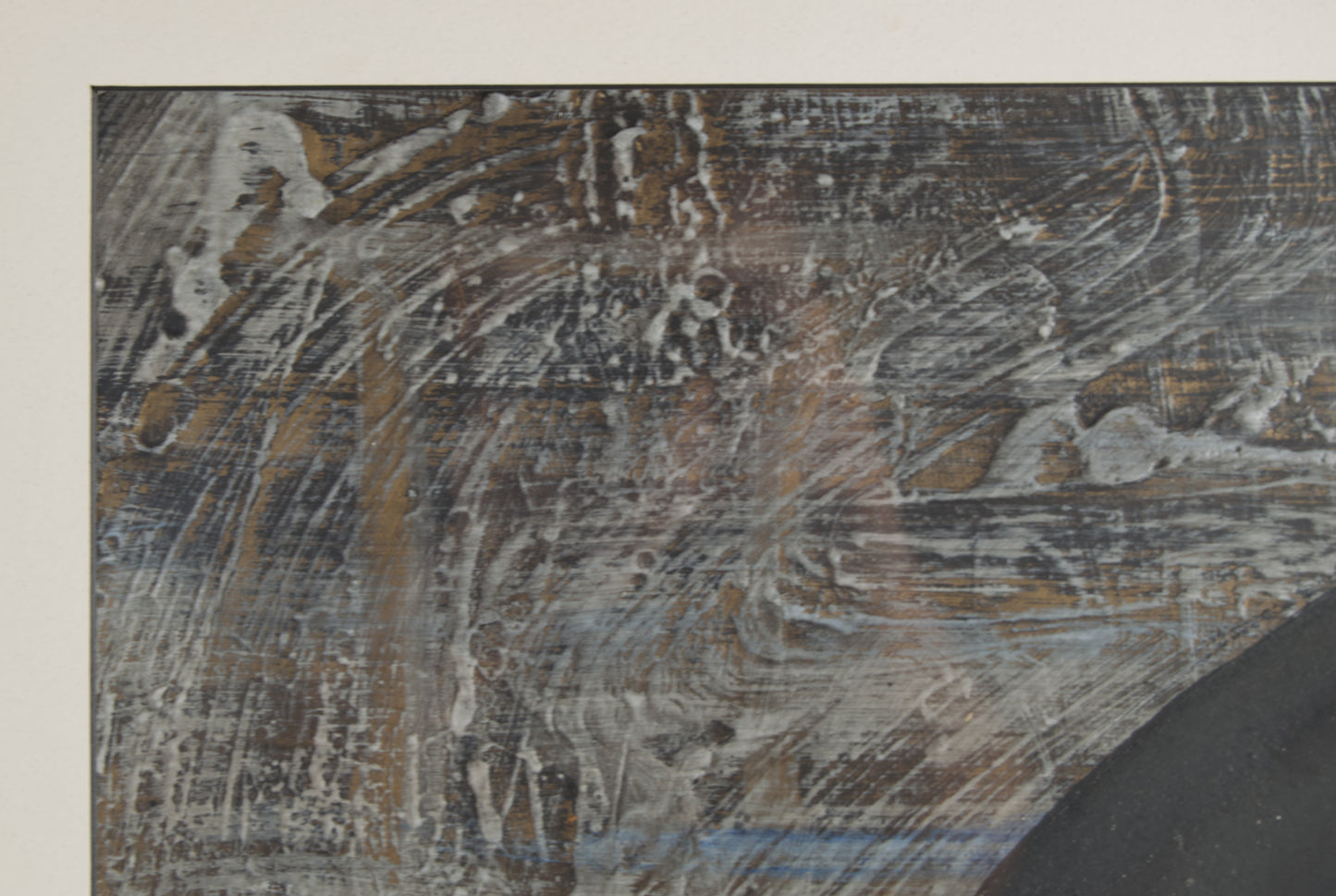 PÉRE DE RIBOT | NACHTSTRAKTION | INFORMALISMUS DER MATERIE | ÖL AUF LEINWAND