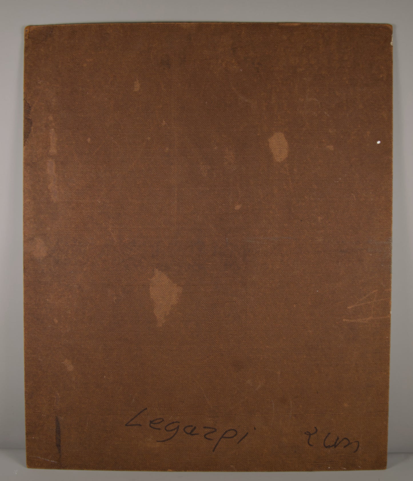 JOSÉ MANUEL LEGAZPI | ABSTRAKTE MATERIEKOMPOSITION IN GELB UND ROT | INFORMALISMUS | ACRYL AUF KARTON