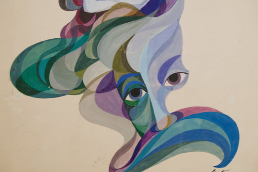 BARTOLOMÉ LIARTE | METAMORFOSIS DEL DESEO: ALEGORÍA SIMBÓLICA | ILUSTRACIÓN ESPAÑOLA | ACUARELA SOBRE PAPEL