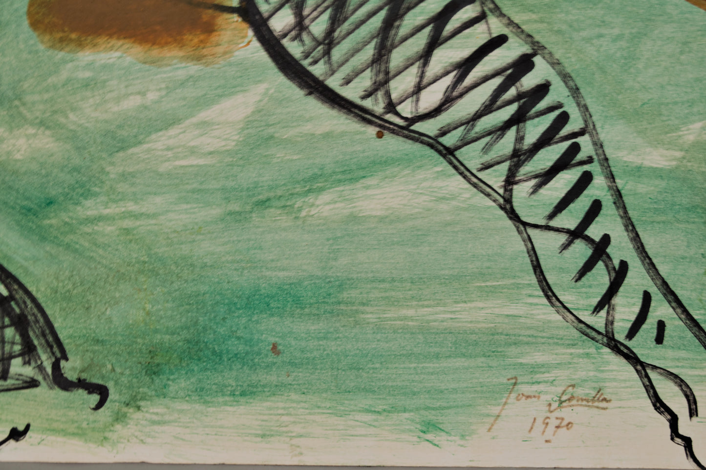 Joan Comella | Composición Antropomorfa (1970) | Técnica Mixta Gran Formato