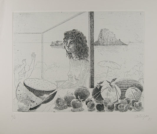 FRANCESC ARTIGAU | VERANO (1981) | EDICIÓN INSTITUCIONAL (H/C) | AGUAFUERTE ORIGINAL