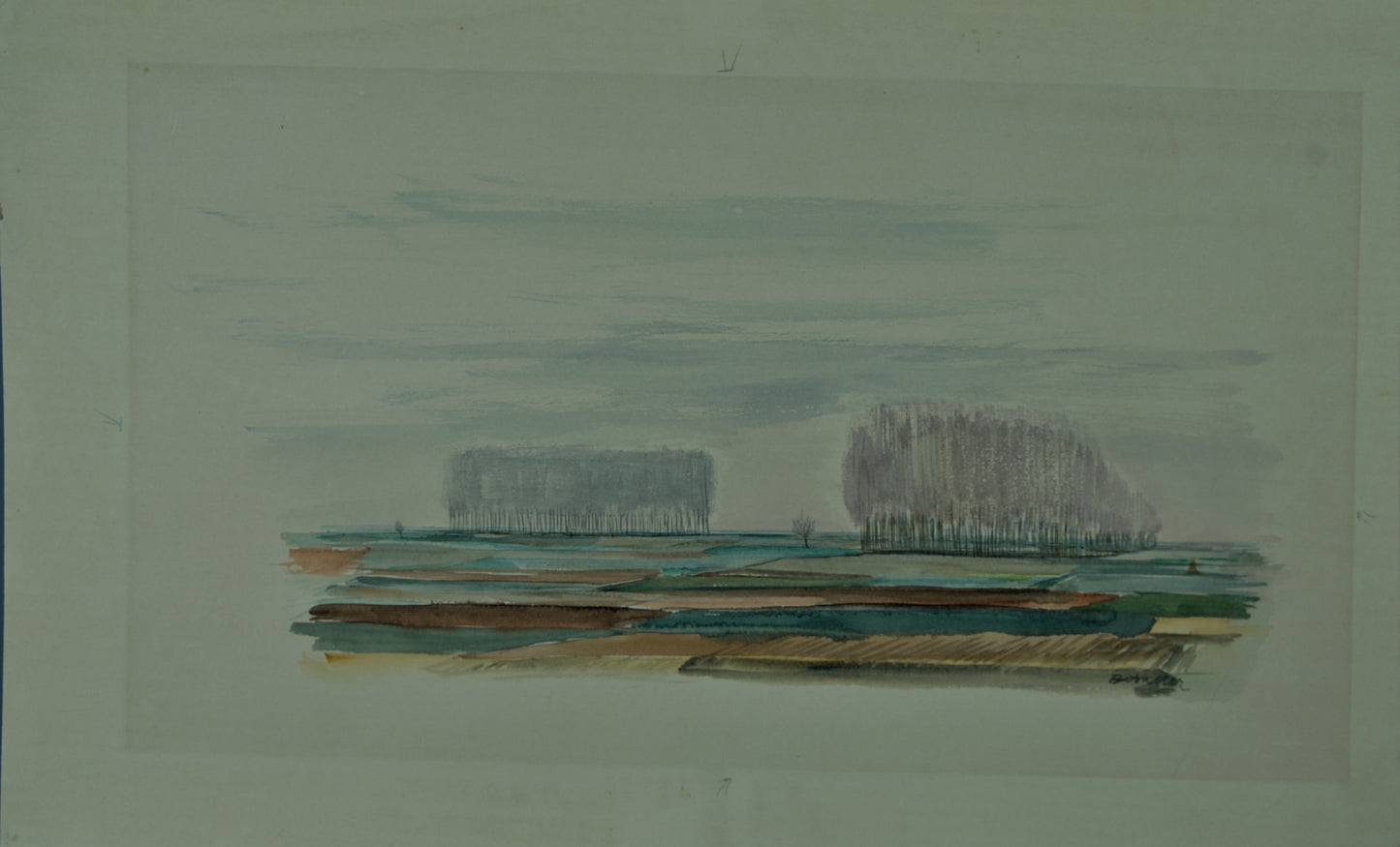 Rafael Bataller | Horizontes de Silencio | Acuarela Original sobre Papel