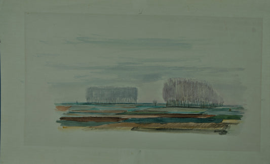 Rafael Bataller | Horizontes de Silencio | Acuarela Original sobre Papel