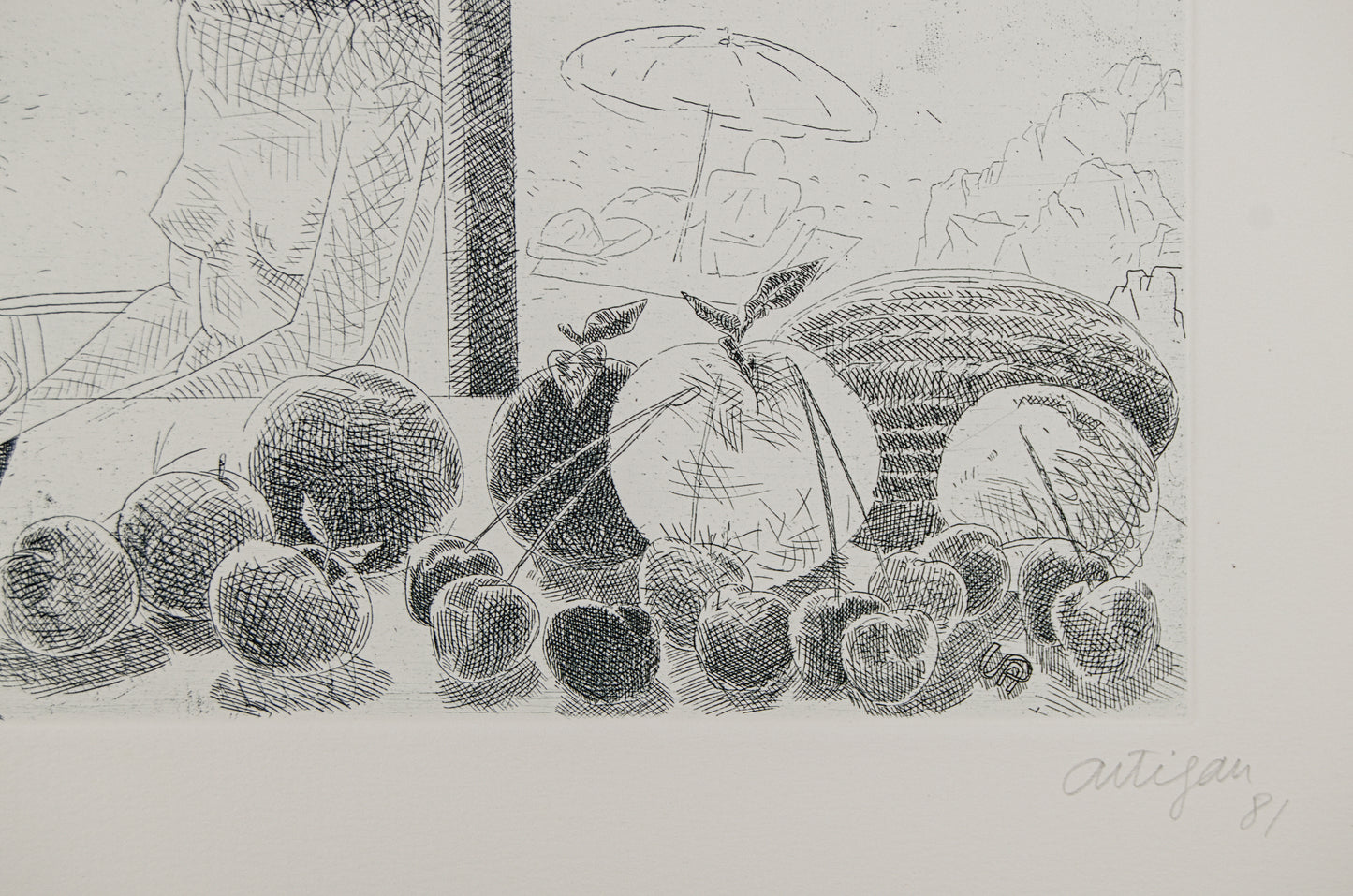 FRANCESC ARTIGAU | VERANO (1981) | EDICIÓN INSTITUCIONAL (H/C) | AGUAFUERTE ORIGINAL