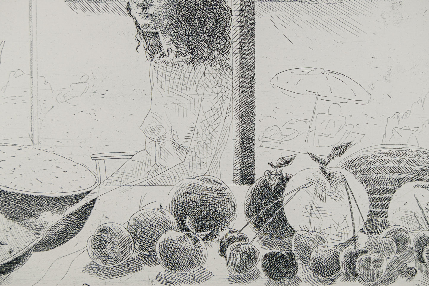FRANCESC ARTIGAU | VERANO (1981) | EDICIÓN INSTITUCIONAL (H/C) | AGUAFUERTE ORIGINAL