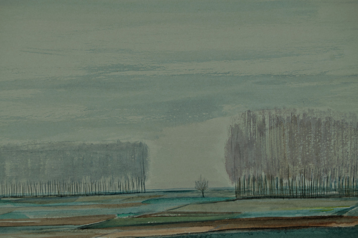 Rafael Bataller | Horizontes de Silencio | Acuarela Original sobre Papel