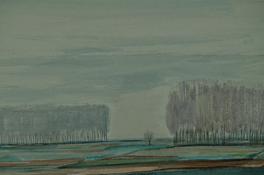 Rafael Bataller | Horizontes de Silencio | Acuarela Original sobre Papel
