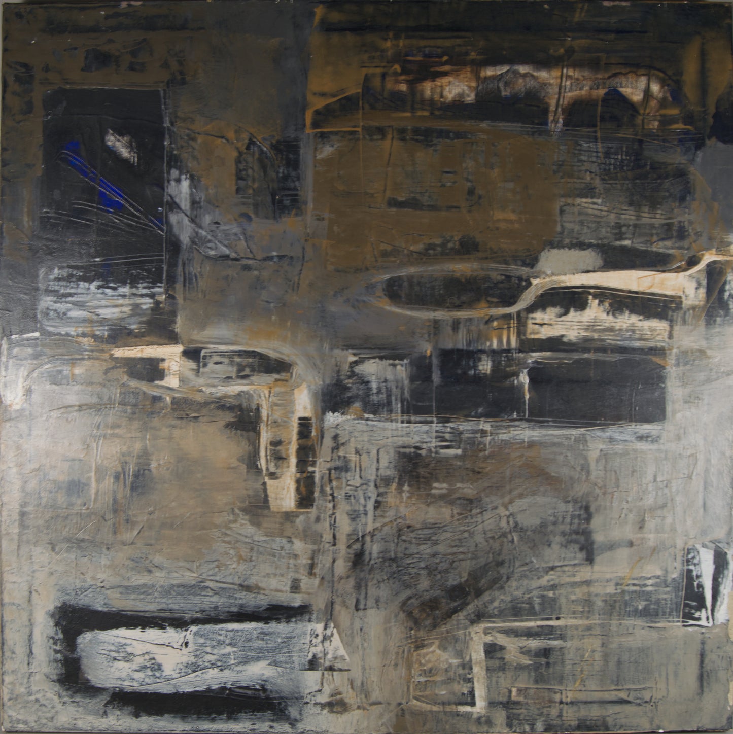 PACO CABEZA | "HELLO" | MATERIALABSTRAKTION / INFORMALISMUS | GEMISCHTE MEDIEN