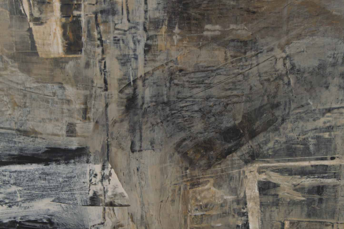 PACO CABEZA | "HELLO" | MATERIALABSTRAKTION / INFORMALISMUS | GEMISCHTE MEDIEN