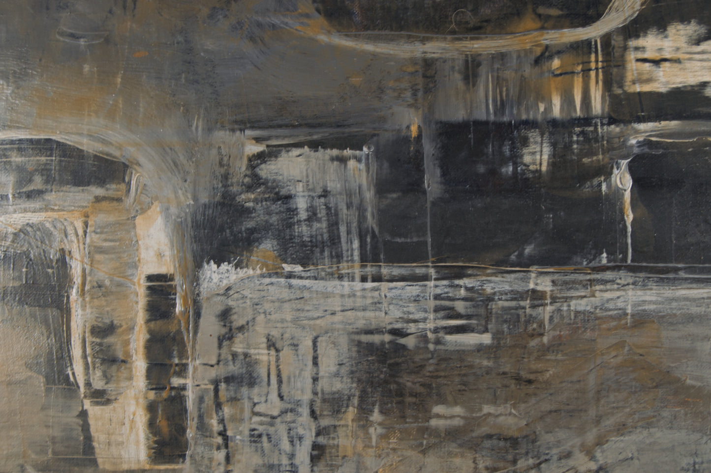 PACO CABEZA | "HELLO" | MATERIALABSTRAKTION / INFORMALISMUS | GEMISCHTE MEDIEN