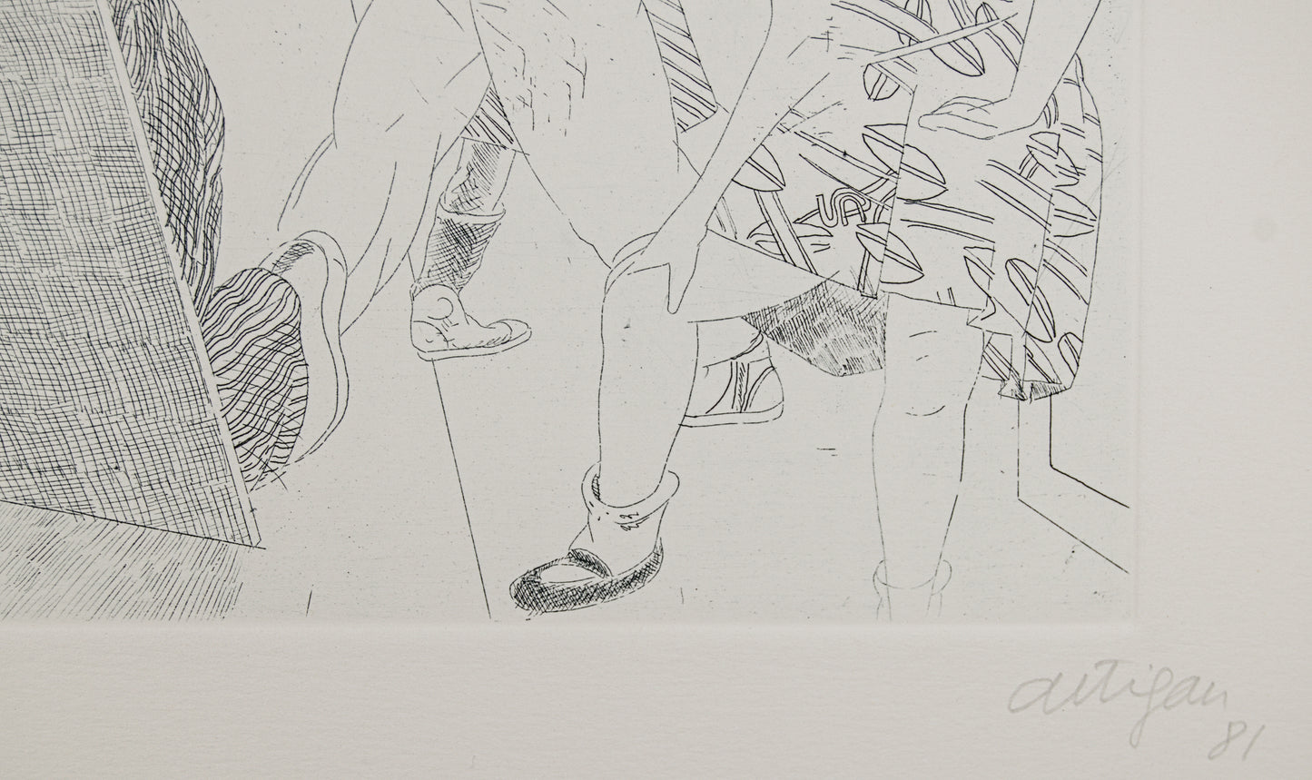 FRANCESC ARTIGAU | NIÑOS (1981) | EDICIÓN INSTITUCIONAL (H/C) | AGUAFUERTE ORIGINAL