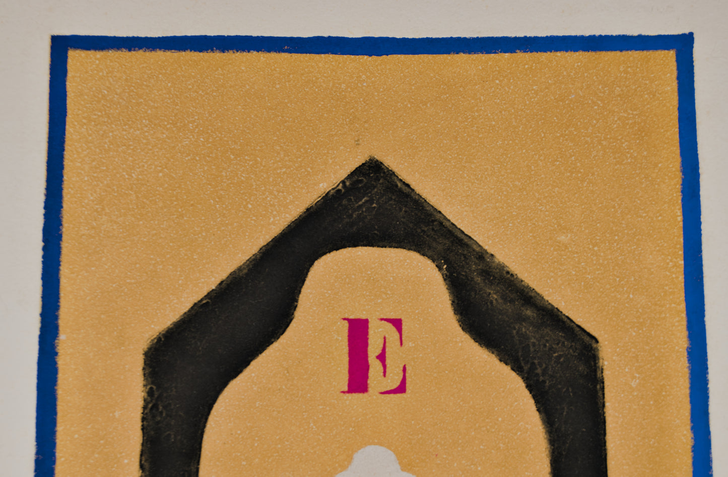 Escuela Española Contemporánea | Tótem Simbólico: Letra E | Obra Gráfica Original (VIII/XXV)
