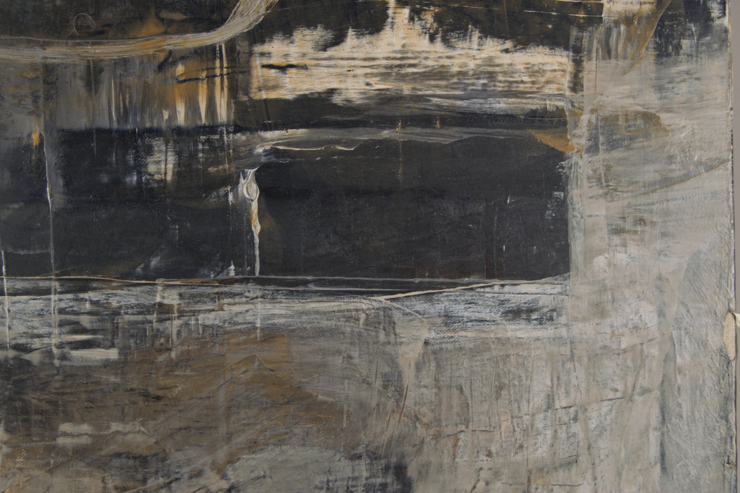 PACO CABEZA | "HELLO" | MATERIALABSTRAKTION / INFORMALISMUS | GEMISCHTE MEDIEN