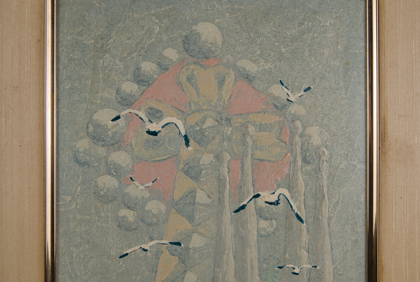 JOSÉ LUIS BARCELONA | SAGRADA FAMILIA IM NEBEL | NACHTSTADTLANDSCHAFT | ÖL AUF PANEL