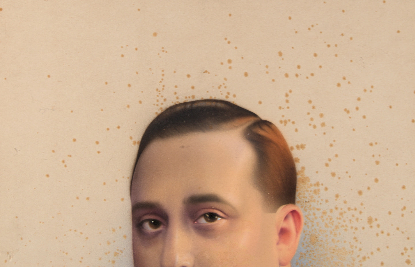 Ramón José Izquierdo | Retrato de Caballero (Años 30) | Acuarela sobre Lienzo | 1932