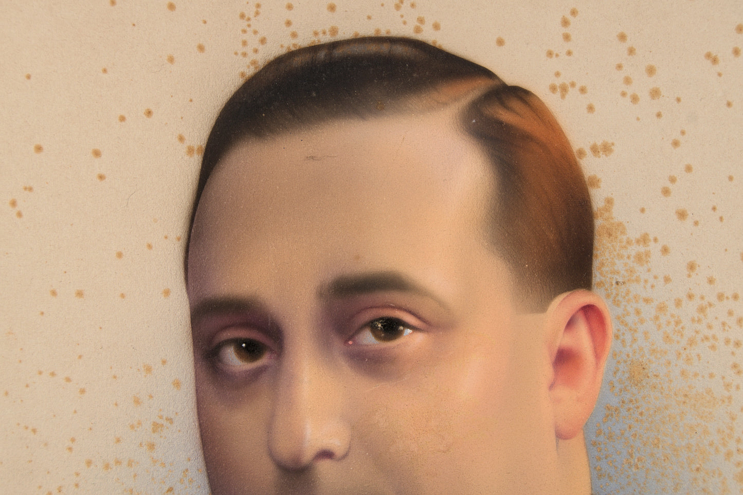 Ramón José Izquierdo | Retrato de Caballero (Años 30) | Acuarela sobre Lienzo | 1932