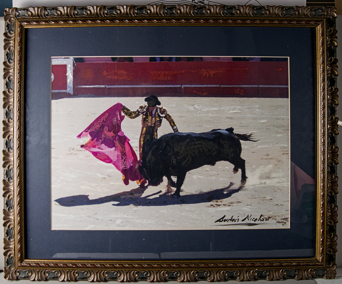 ANDRÉS NICOLAU | LANCE DE CAPOTE (ESCENA TAURINA) | FOTOGRAFÍA INTERVENIDA | ARTE CONTEMPORÁNEO