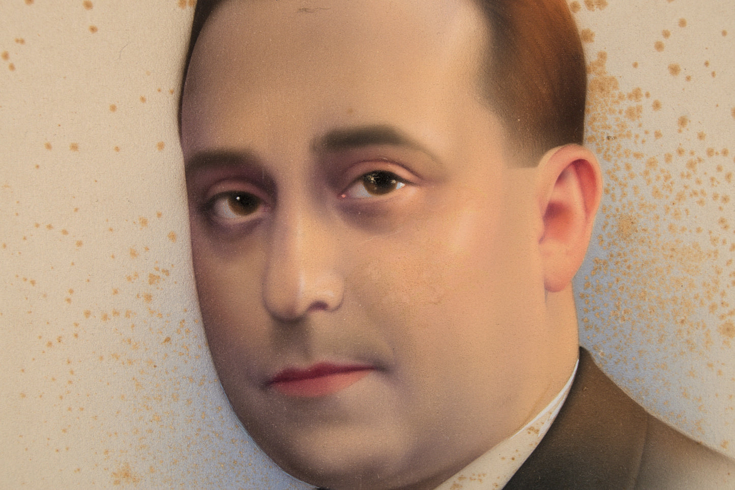 Ramón José Izquierdo | Retrato de Caballero (Años 30) | Acuarela sobre Lienzo | 1932