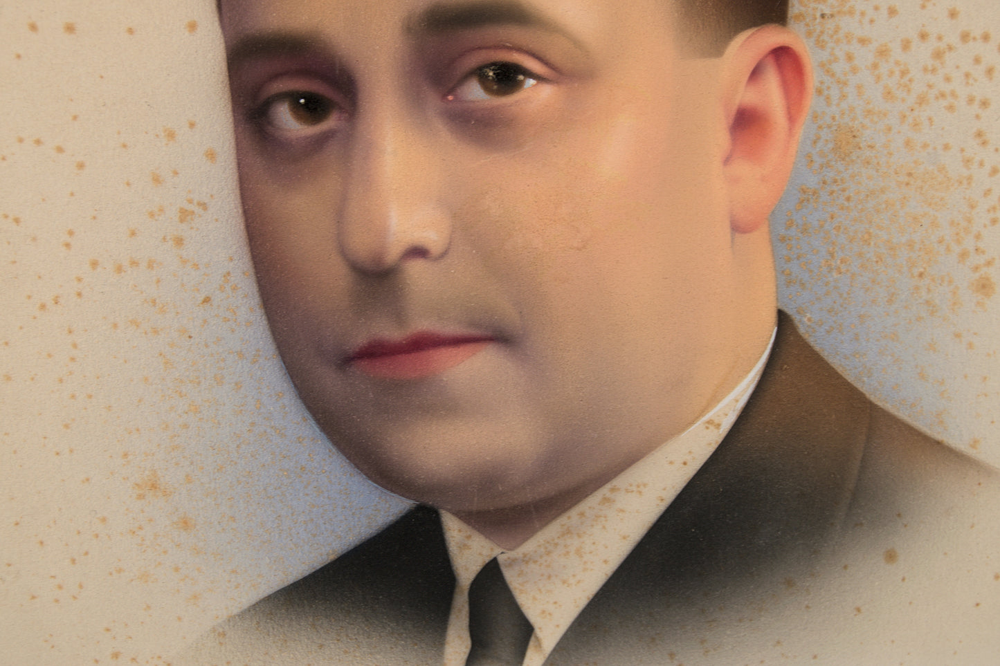 Ramón José Izquierdo | Retrato de Caballero (Años 30) | Acuarela sobre Lienzo | 1932