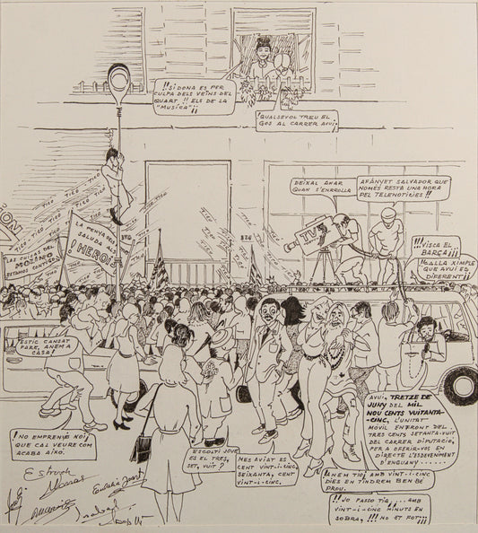 Escuela Satírica de Barcelona | "El Evento del Año" (TV3) | Tinta Original | 1985