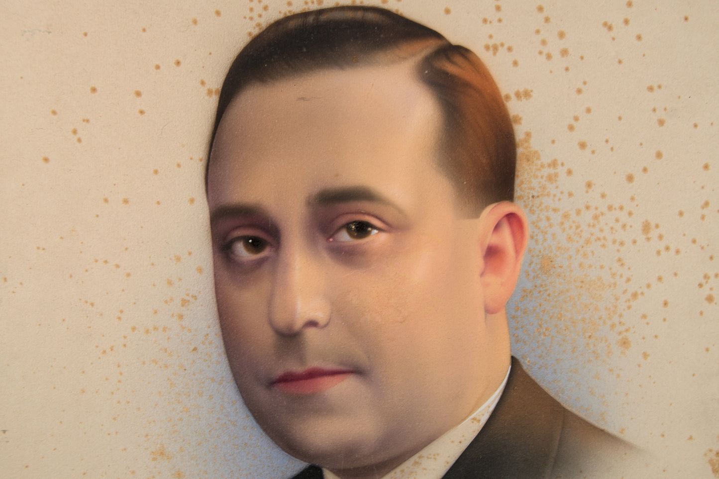 Ramón José Izquierdo | Retrato de Caballero (Años 30) | Acuarela sobre Lienzo | 1932