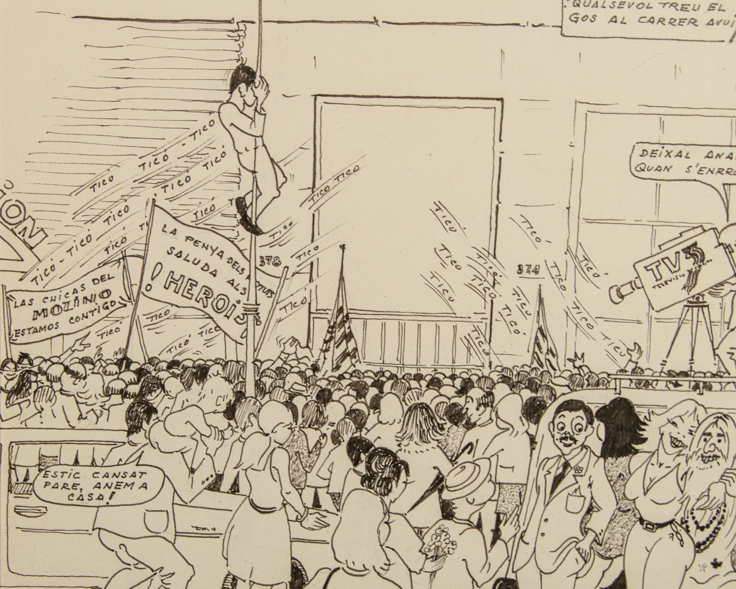 Escuela Satírica de Barcelona | "El Evento del Año" (TV3) | Tinta Original | 1985