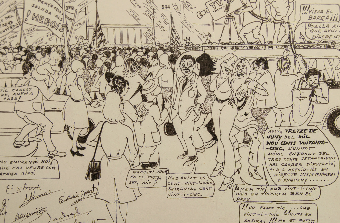 Escuela Satírica de Barcelona | "El Evento del Año" (TV3) | Tinta Original | 1985