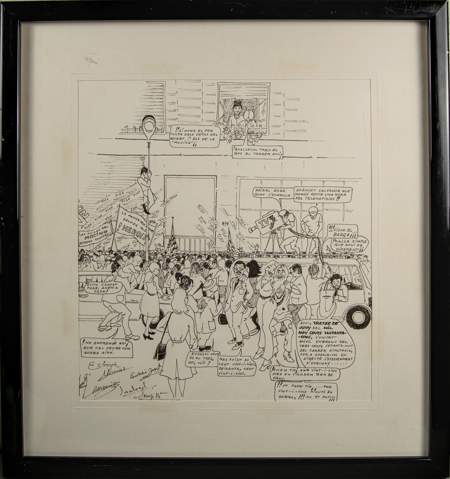 Escuela Satírica de Barcelona | "El Evento del Año" (TV3) | Tinta Original | 1985