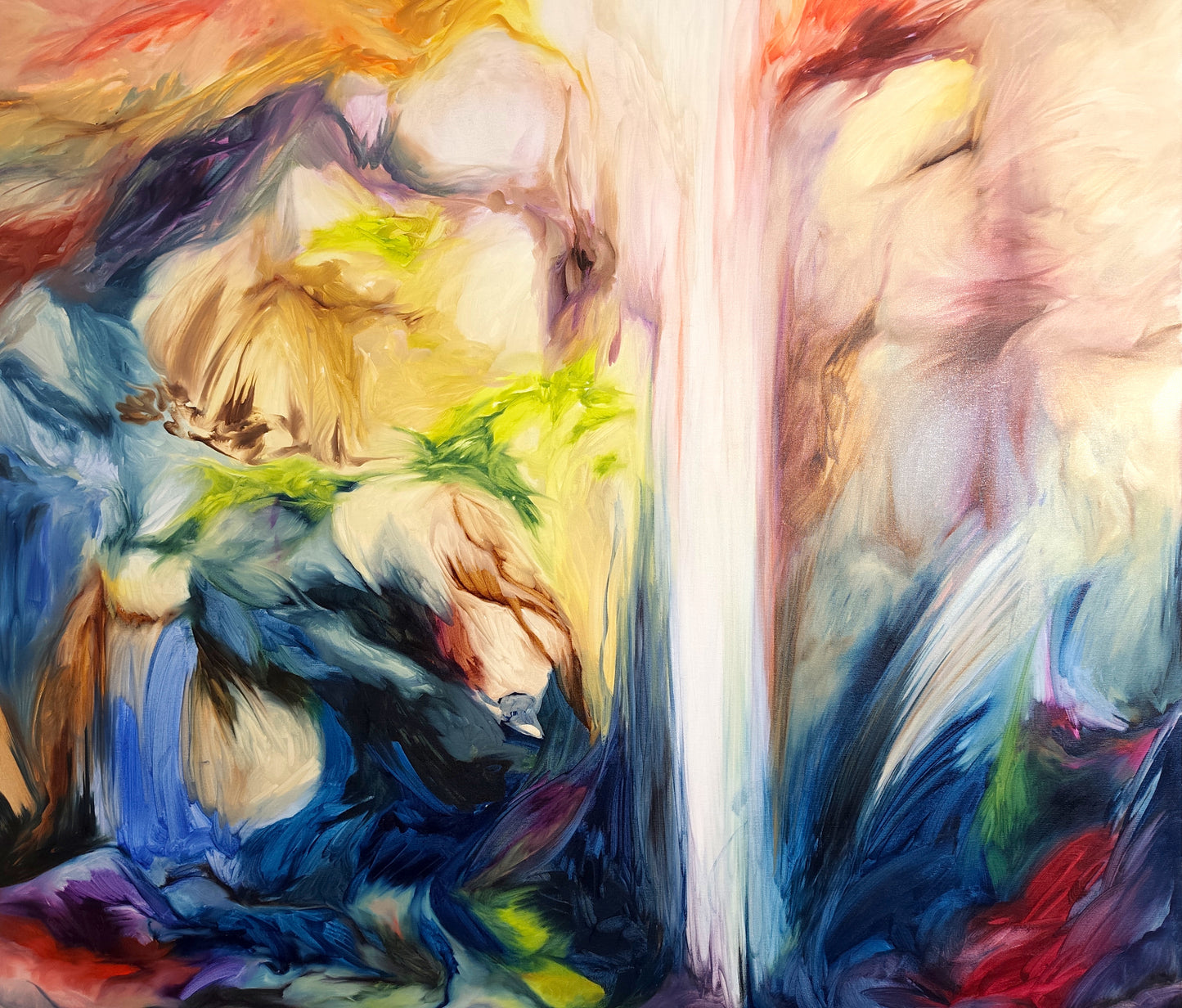 Emma Richardson (Bajista de Pixies) | Dynamite (2022) | Óleo sobre lienzo | Abstracción Contemporánea | XXL
