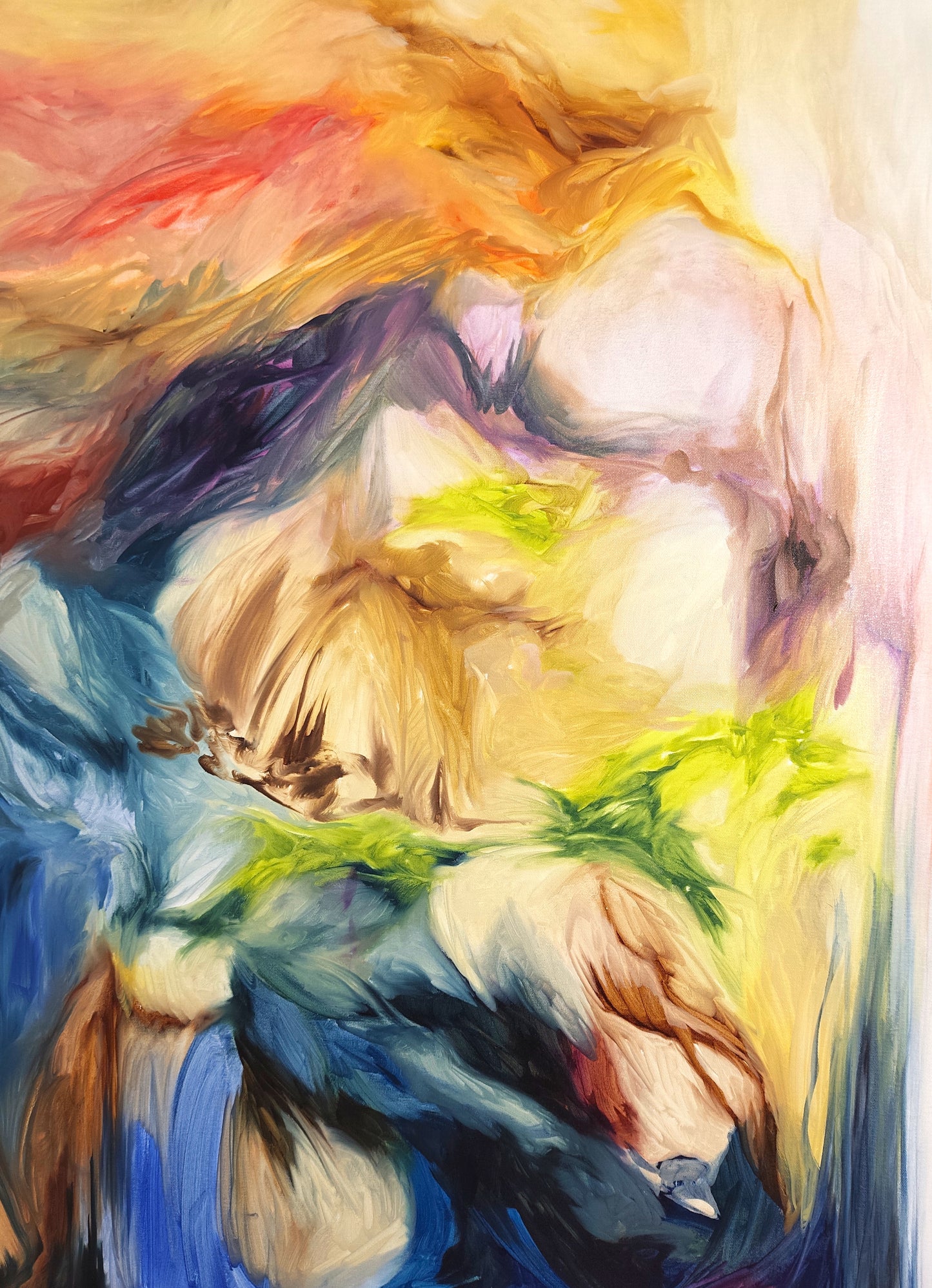 Emma Richardson (Bajista de Pixies) | Dynamite (2022) | Óleo sobre lienzo | Abstracción Contemporánea | XXL