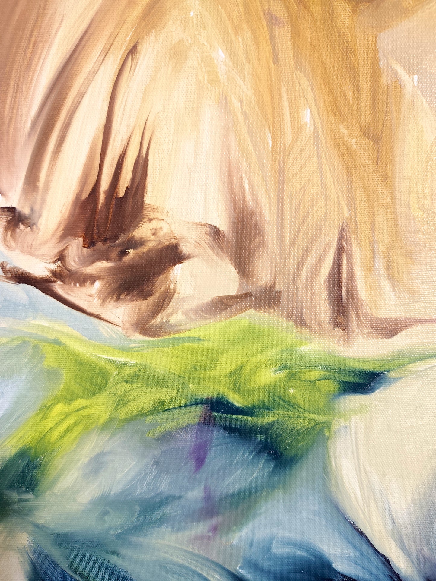 Emma Richardson (Bajista de Pixies) | Dynamite (2022) | Óleo sobre lienzo | Abstracción Contemporánea | XXL
