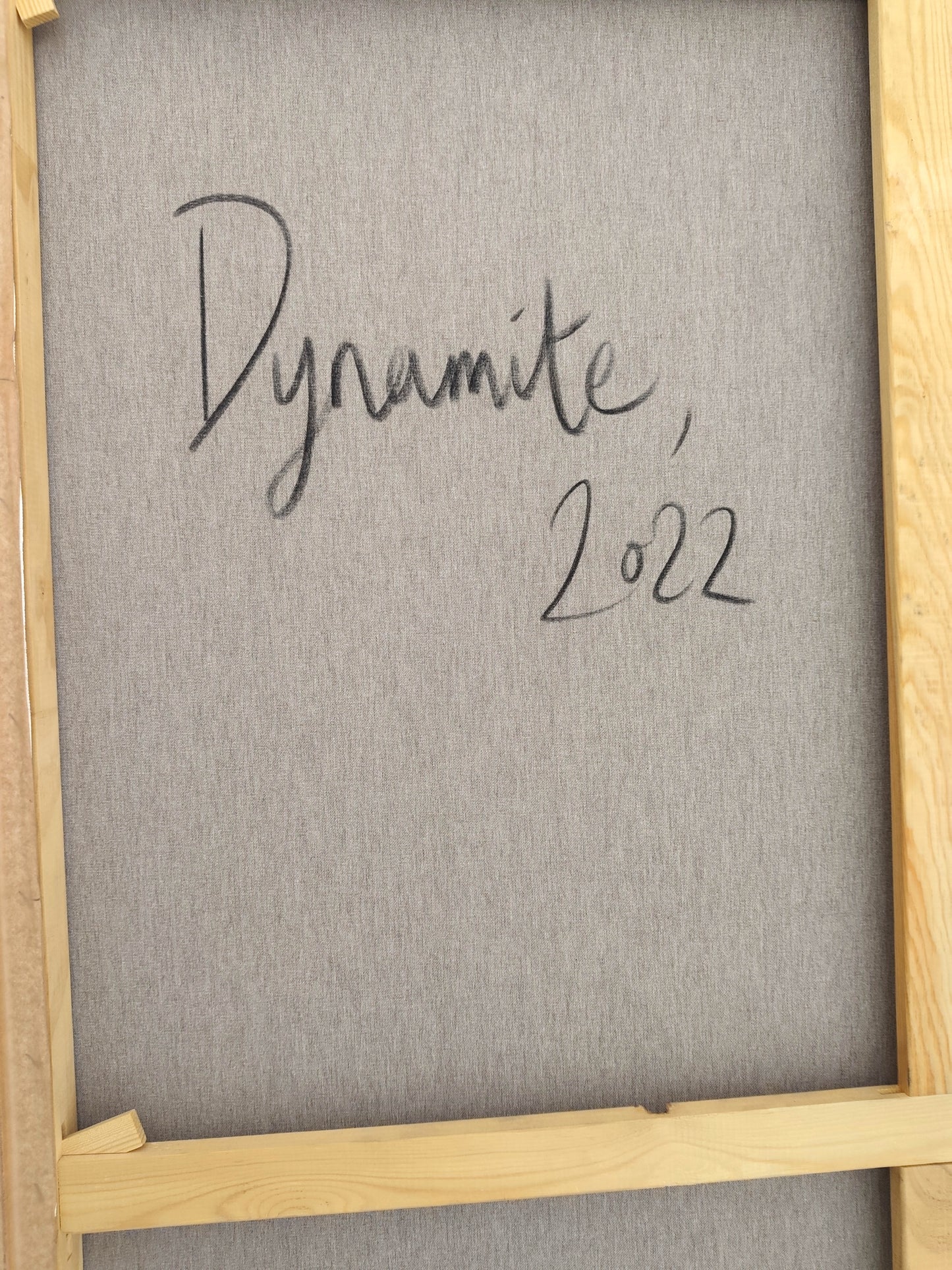 Emma Richardson (Bajista de Pixies) | Dynamite (2022) | Óleo sobre lienzo | Abstracción Contemporánea | XXL