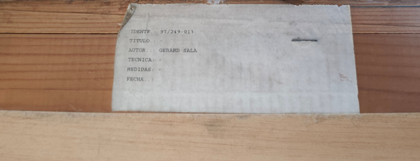 Gerard Sala | Allegro Vivace (1989) | Procedencia Sala Parés | Técnica Mixta sobre Papel | XXL