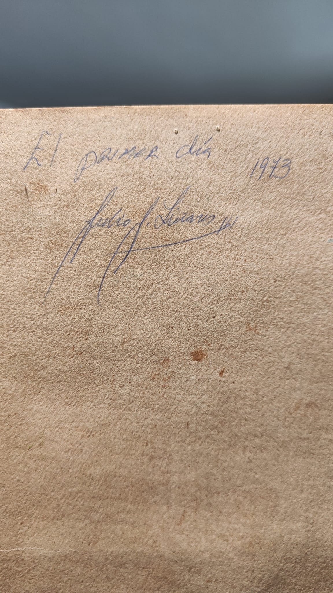 JULIO LINARES | EL PRIMER DÍA (1973) | ARTE VISIONARIO Y PSICODELIA | TÉCNICA MIXTA