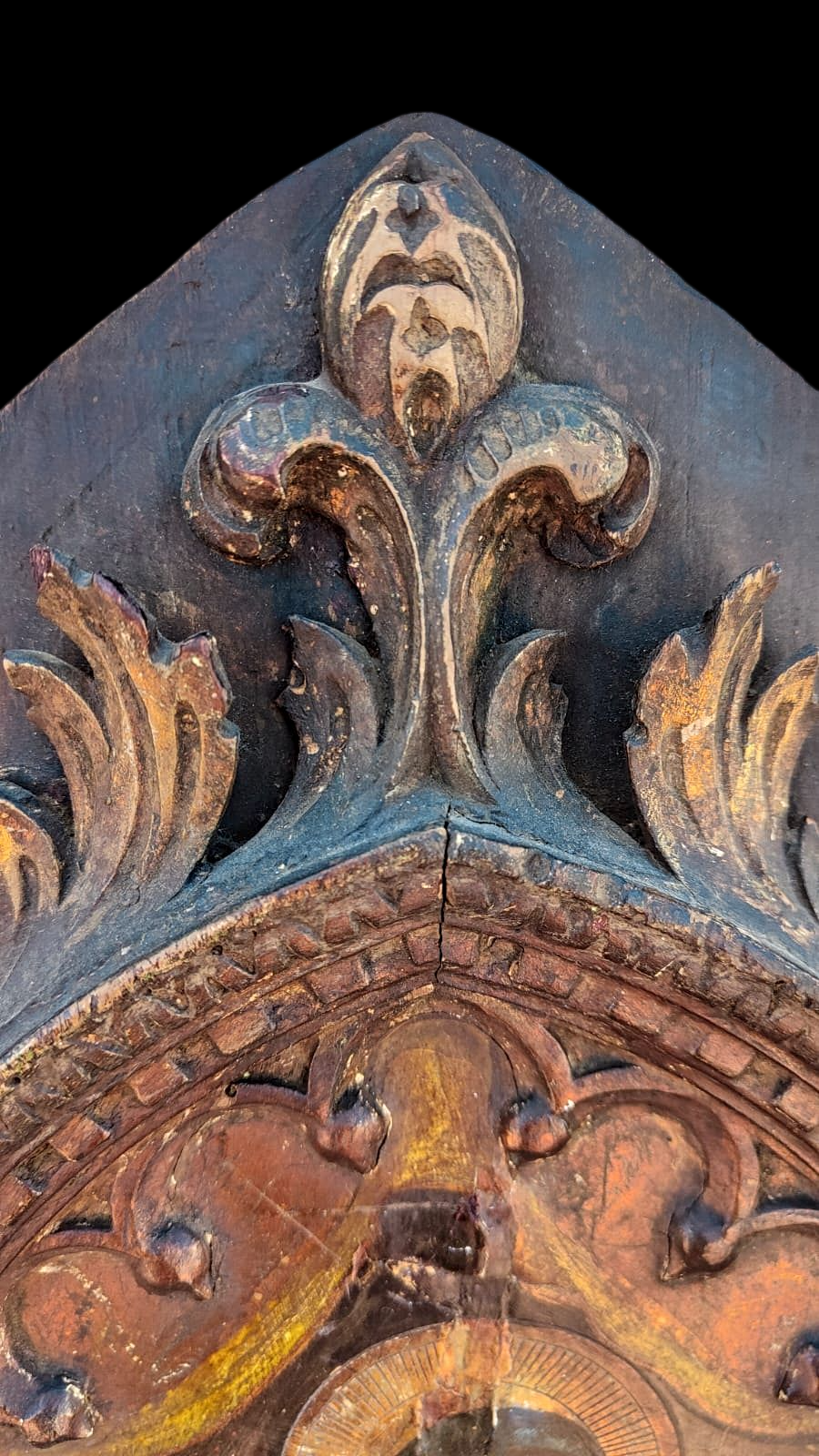Escuela Europea | The Ave Maria Relic: Madonna con el Niño y Santos | Óleo y Retablo de Alta Antigüedad — imagen 19