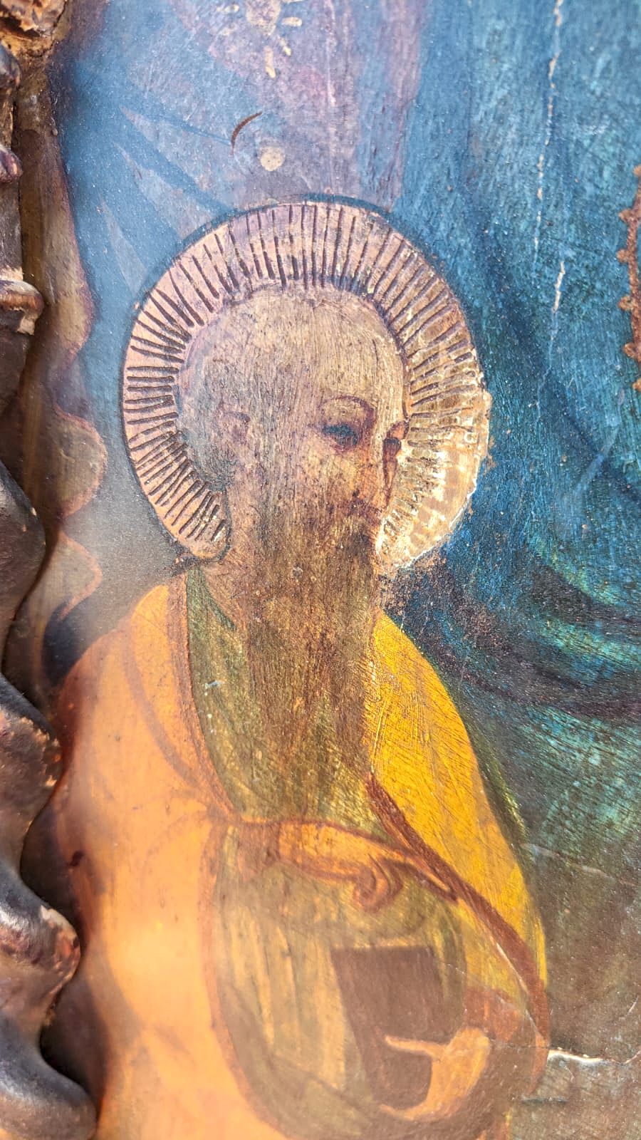 Escuela Europea | The Ave Maria Relic: Madonna con el Niño y Santos | Óleo y Retablo de Alta Antigüedad