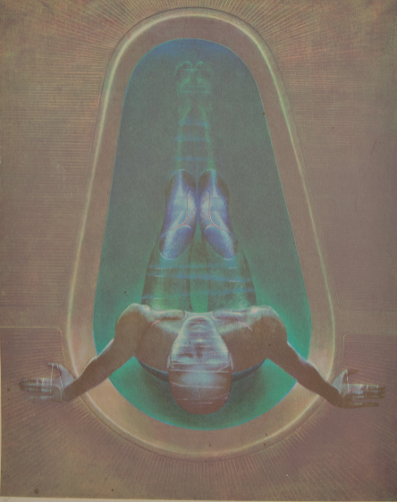 MICHEL HENRICOT | LA DAME DANS LE BAIN | REALISMO FANTÁSTICO | SERIGRAFÍA