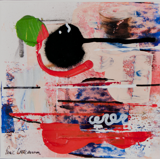 Enric Colldecarrera | Composición Gestual | Técnica Mixta Original sobre Papel